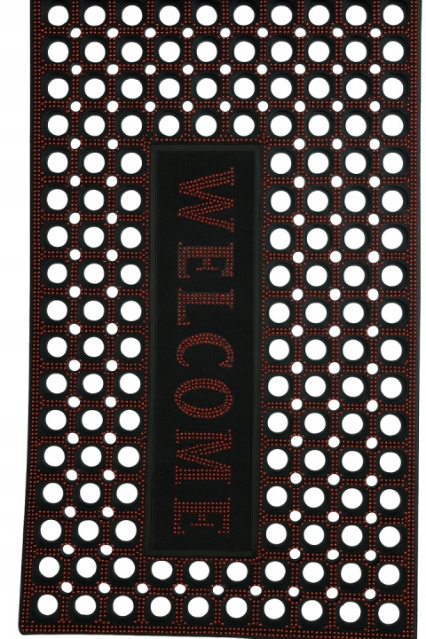 Wycieraczka Welcome Wejściowa Gumowa Pod Drzwi 75x45cm Mocna Zmywalna Mata