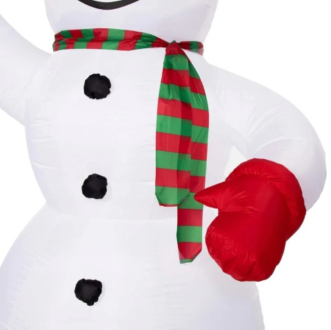 Bałwan dmuchany led samopompujący na zewnątrz ip44 xl 180cm
