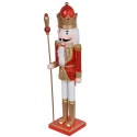 Drewniany dziadek do orzechów drewno duża figurka ozdoba świąteczna xl 60cm
