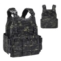 Kamizelka turystyczna taktyczna wojskowa regulowana molle plate carrier