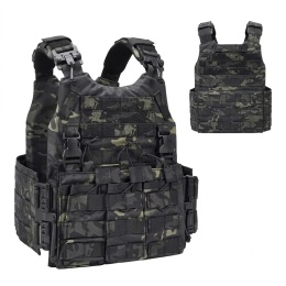 Kamizelka turystyczna taktyczna wojskowa regulowana molle plate carrier