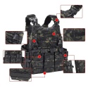 Kamizelka turystyczna taktyczna wojskowa regulowana molle plate carrier