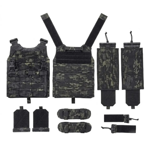 Kamizelka turystyczna taktyczna wojskowa regulowana molle plate carrier