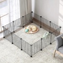 Kojec klatka wybieg zagroda modułowa dla królików świnki kota psa szczeniąt 90x90cm