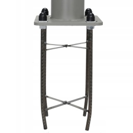 Kotwa kosz zbrojeniowy fundament do słupa lampa uliczna M14 18x18cm 40cm