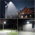 Lampa uliczna solarna 1014 led panel uchwyt pilot premium ip66 2800w