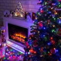 Lampki choinkowe 300 led wewnętrzne programator 8 trybów multikolor 22m premium