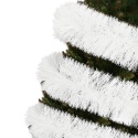 Łańcuch choinkowy na choinkę biały girlanda choinkowa biała 10cm 6m