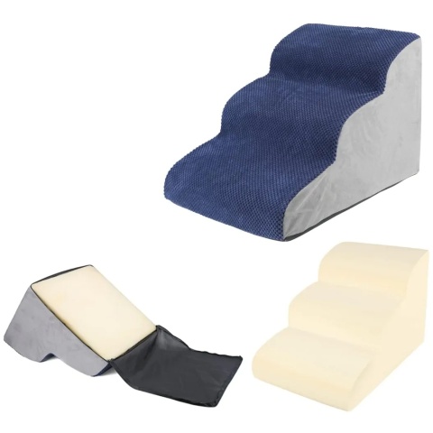 PREMIUM Schody dla psa 3 schodki rampa podest legowisko 60cm