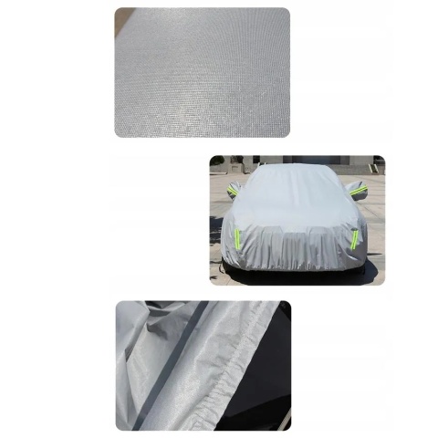 Pokrowiec na samochód samochodowy plandeka na auto uv duży odblaskowy wodoodporny 490cm xl