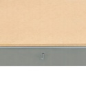 Regał metalowy magazynowy garażowy srebrny 4 półki 1200kg 180x160x60