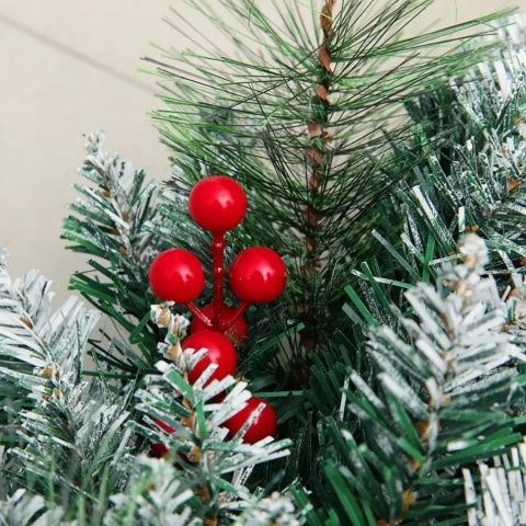 Świąteczny wianek ozdoba na drzwi wieniec stroik dekoracja choinka girlanda świąteczna 60cm