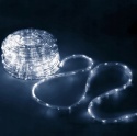 Wąż świetlny zewnętrzny led lampki biały zimny ip44 10m