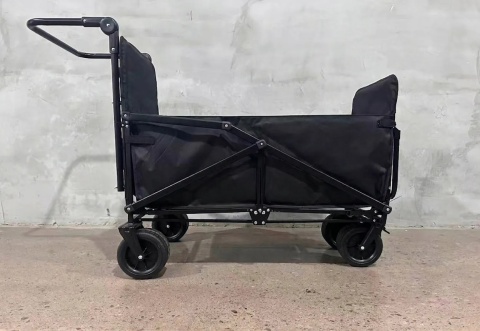 Wózek transportowy leżak plażowy składany wędkarski na kółkach zakupy 2w1 180l