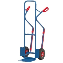 Wózek transportowy magazynowy stalowy młynarka podwójna platforma 300kg