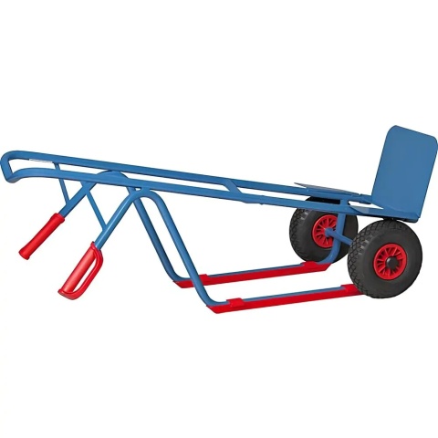Wózek transportowy magazynowy stalowy młynarka podwójna platforma 300kg