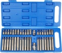 ZESTAW BITÓW KLUCZY IMBUS SPLINE TORX 40 el BITY WALIZKA+ADAPTERY 1/2, 3/8
