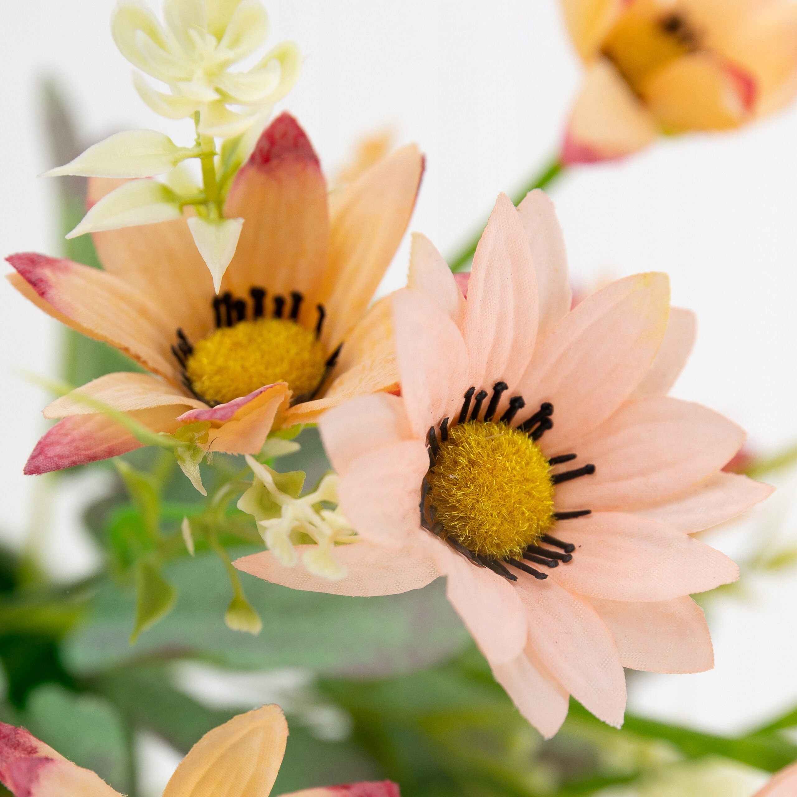 Kwiaty sztuczne słonecznik w doniczce bukiet ozdoba Wysokość maksymalna 31 cm