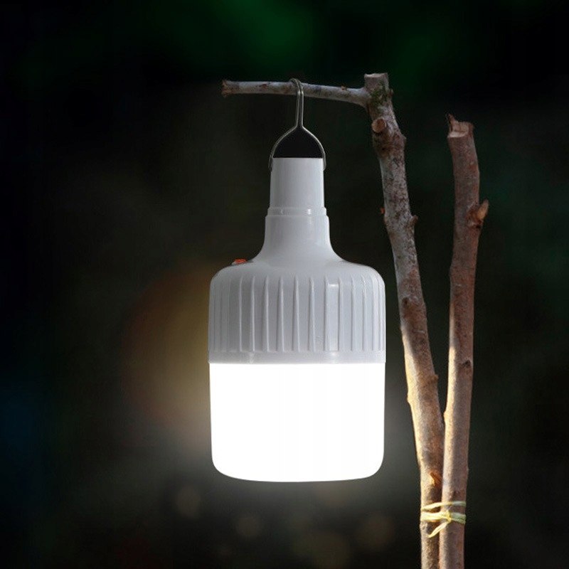 Lampa Żarówka LED turystyczna USB Camping 12W Rodzaj akumulatorowa