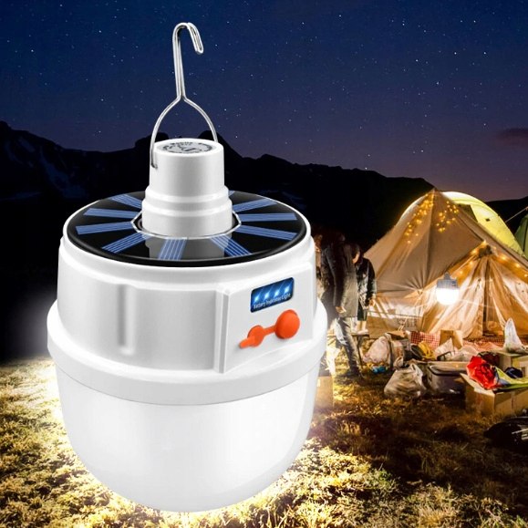 Lampa solarna, outdoor camping aku Waga produktu z opakowaniem jednostkowym 0.15 kg