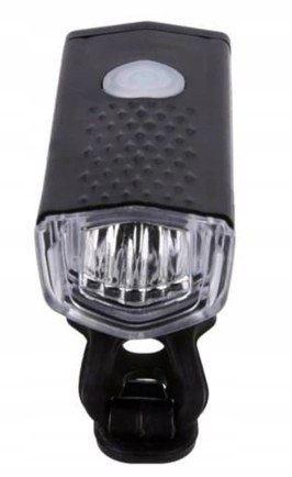 LAMPKA ROWEROWA MOCNA LED PRZÓD 300 LUM AKUMULATOR EAN (GTIN) 1111111111