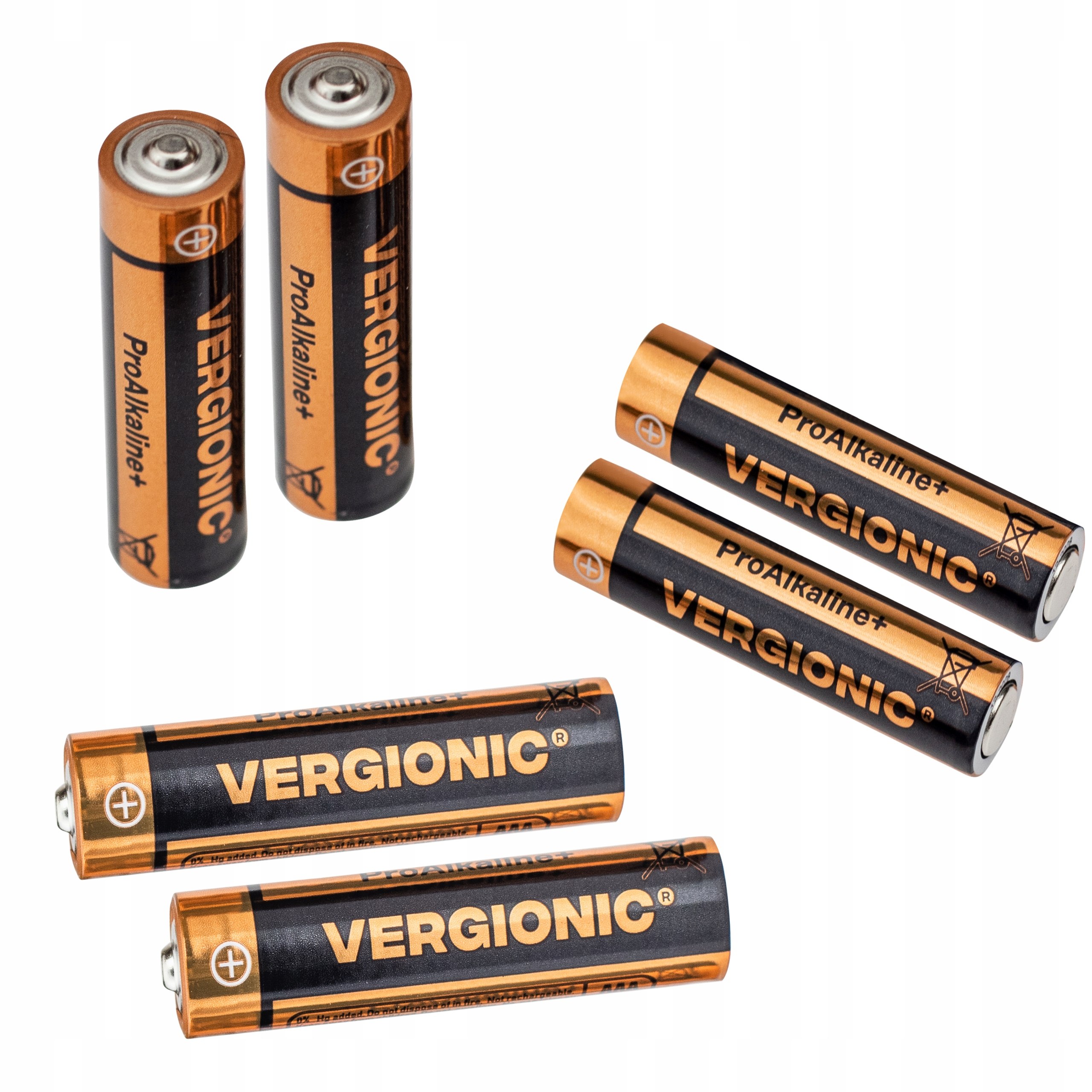 Baterie alkaliczne 6 szt. AA R6 VERGIONIC EAN 5904238410974
