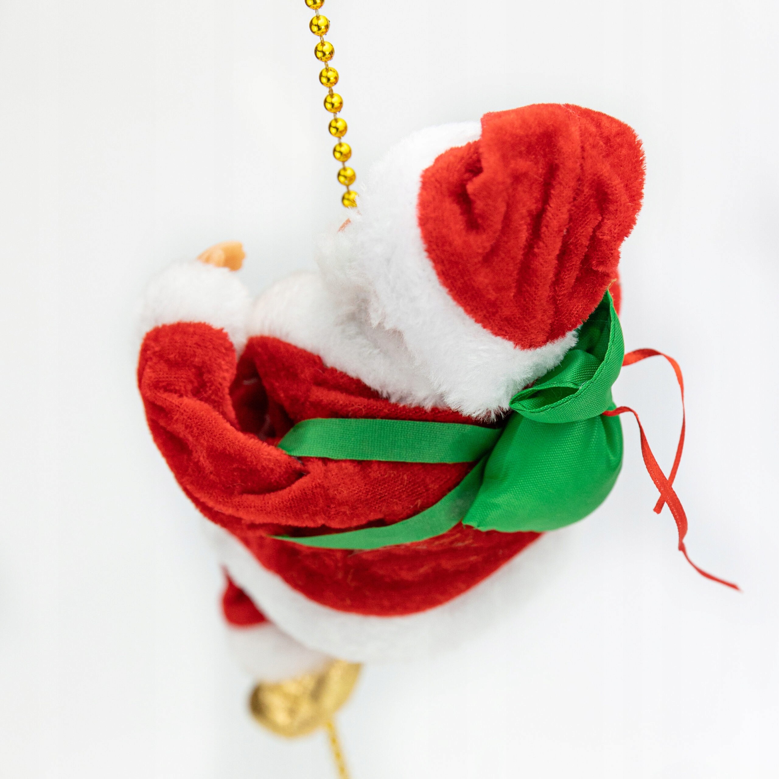 Święty Mikołaj wchodzący po drabinie 100 cm Marka inna