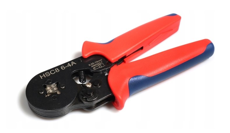 ZACISKARKA PRASKA TULEJEK KONEKTORÓW KOŃCÓWEK KABLI PRZEWODÓW ZESTAW x1200 Waga produktu z opakowaniem jednostkowym 0.61 kg